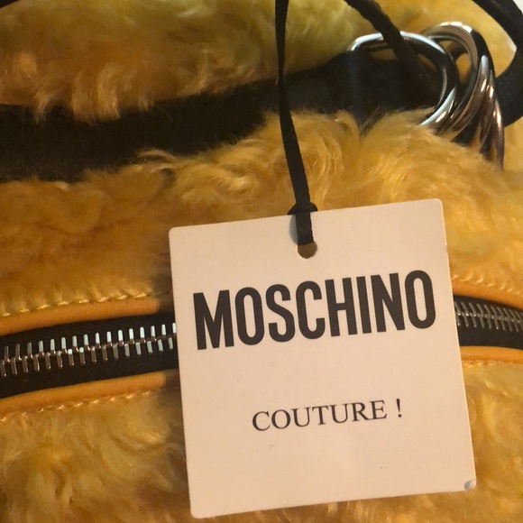 Moschino Couture Mohair blend “fur” backpack - Picture 12 of 15